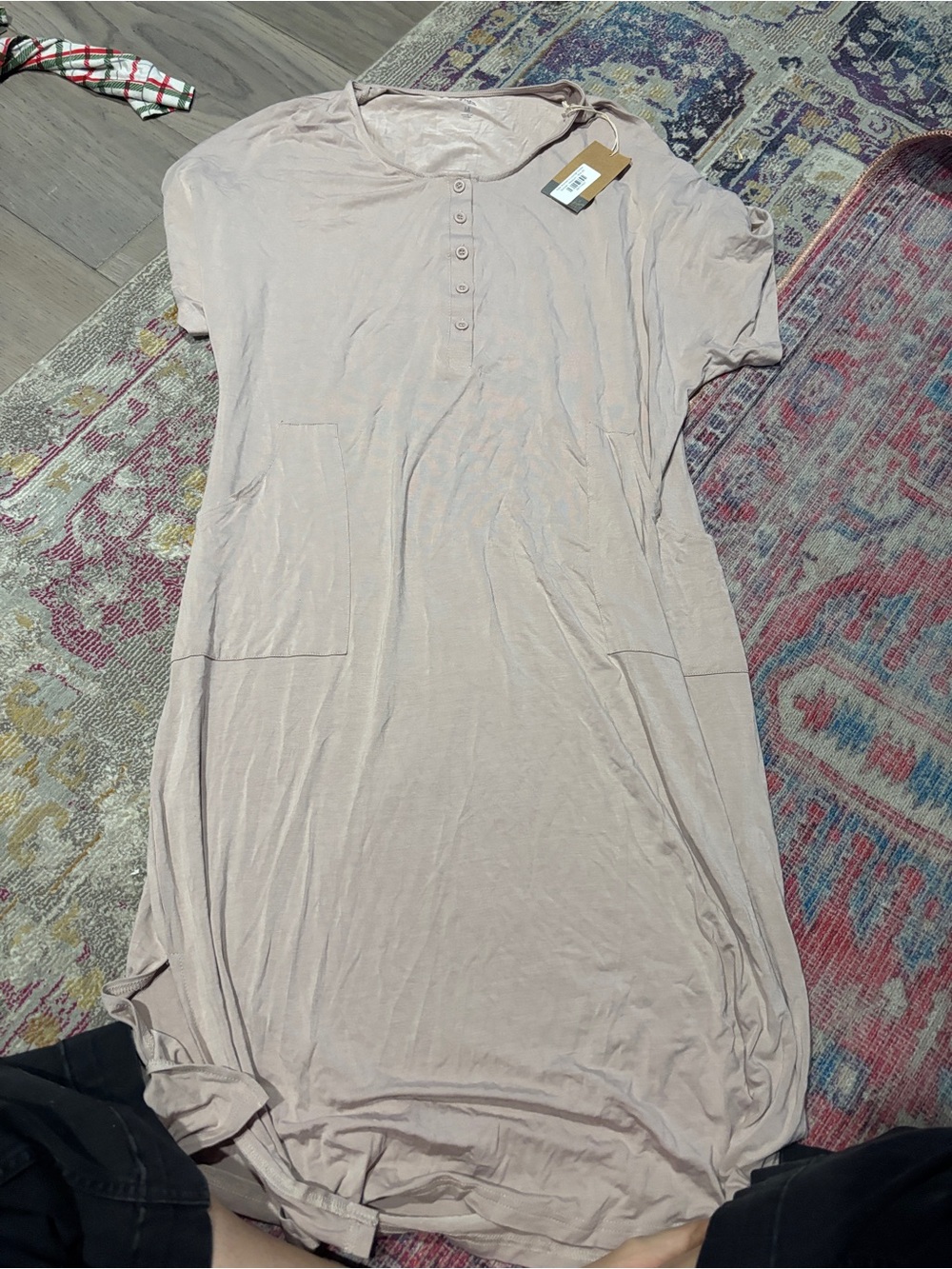 Kyte BABY Soft Blush called sunset lounge / or nursing Dress